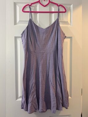 Old Navy Purple And White Sleeveless Dress Size XXL